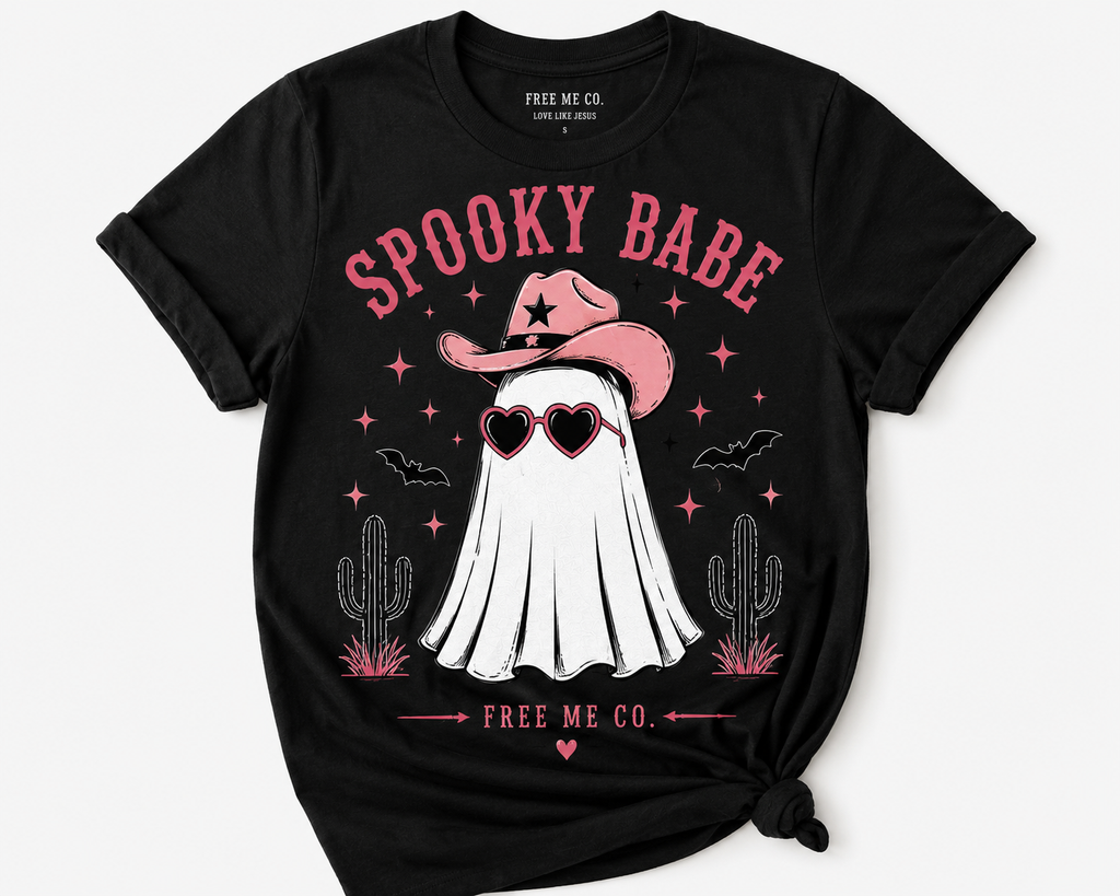 Spooky Babe - Western Halloween Shirt