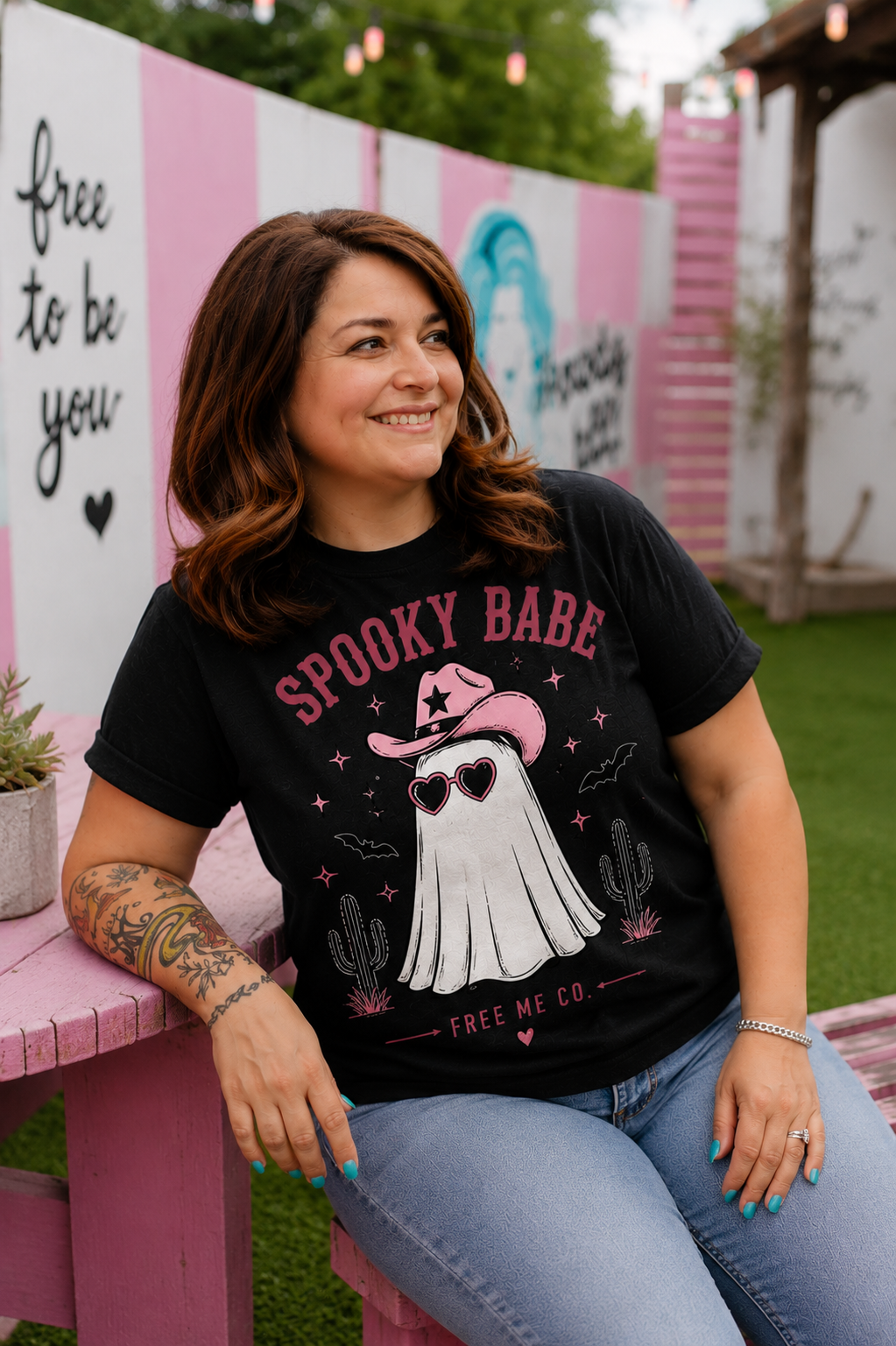 Spooky Babe - Western Halloween Shirt