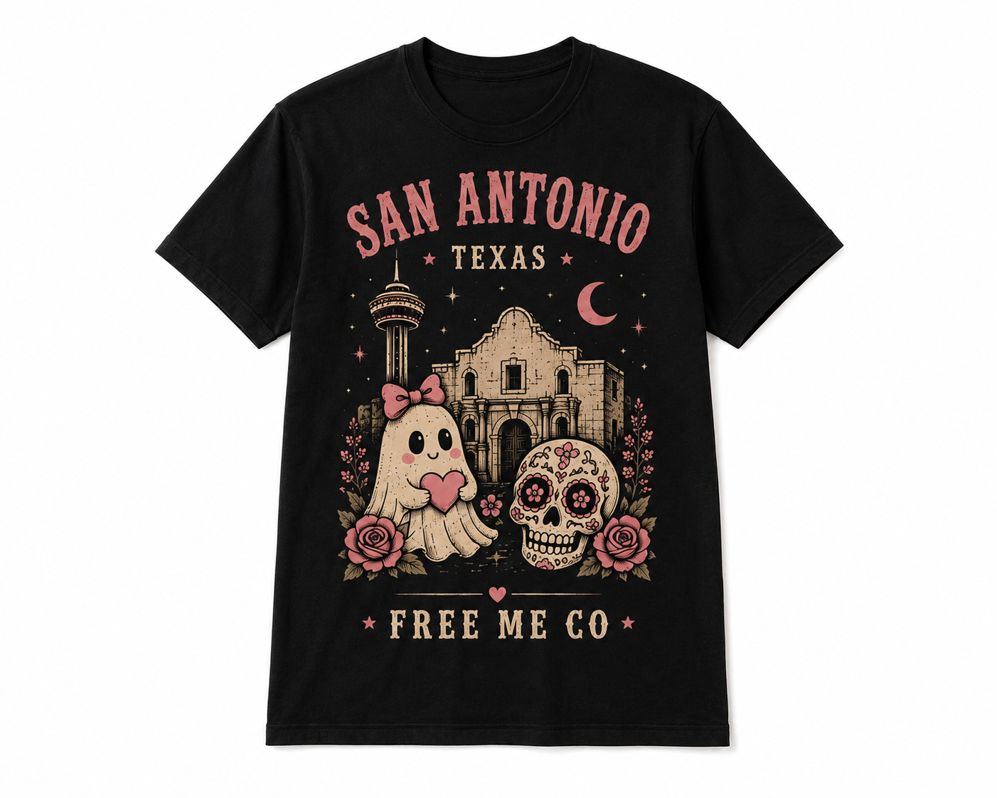 San Antonio Alamo Ghost Tee - Best Seller