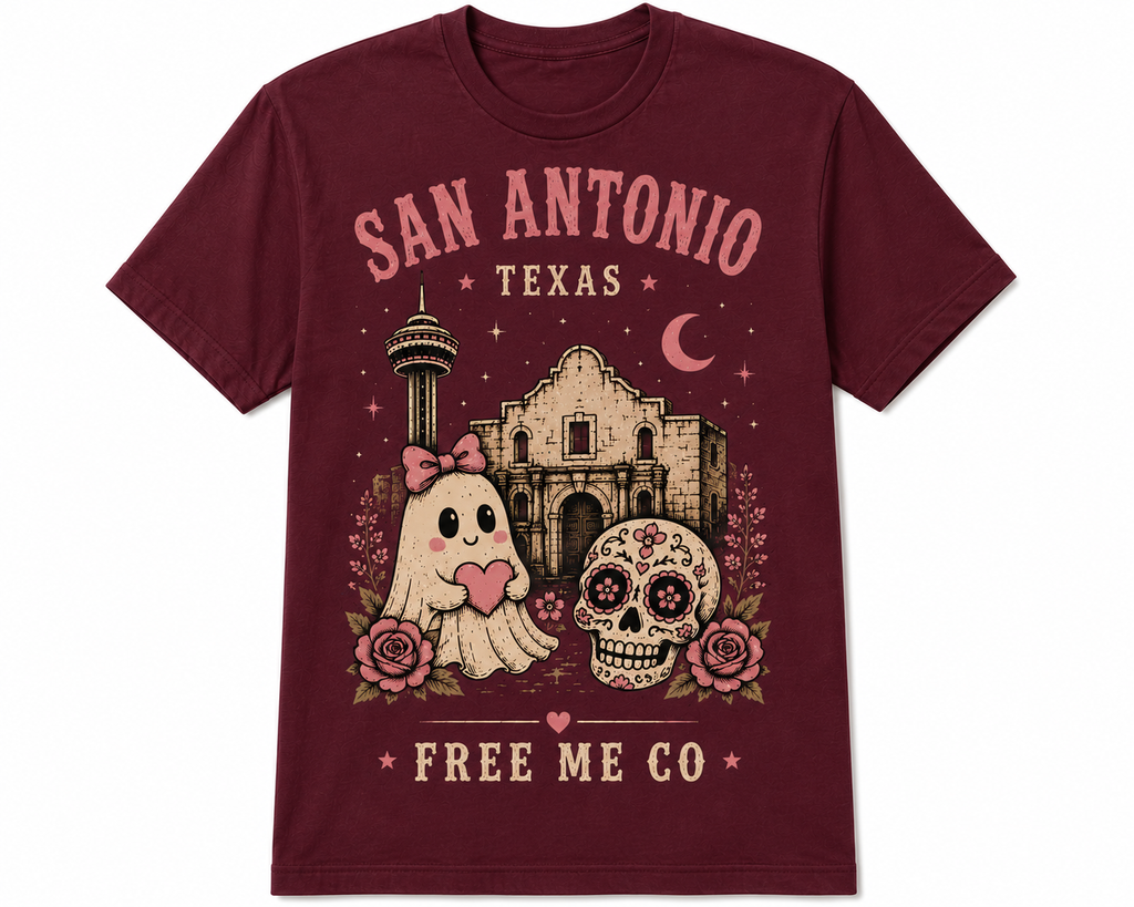 San Antonio Alamo Ghost Tee - Best Seller