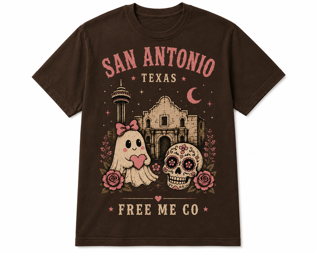 San Antonio Alamo Ghost Tee - Best Seller