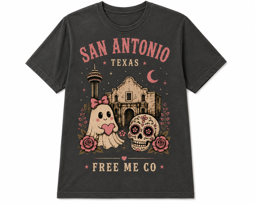 San Antonio Alamo Ghost Tee - Best Seller