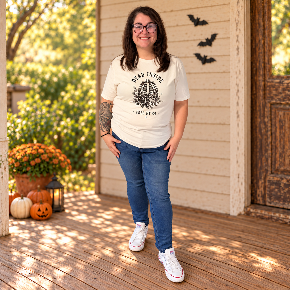 Dead Inside Rib Cage Tee