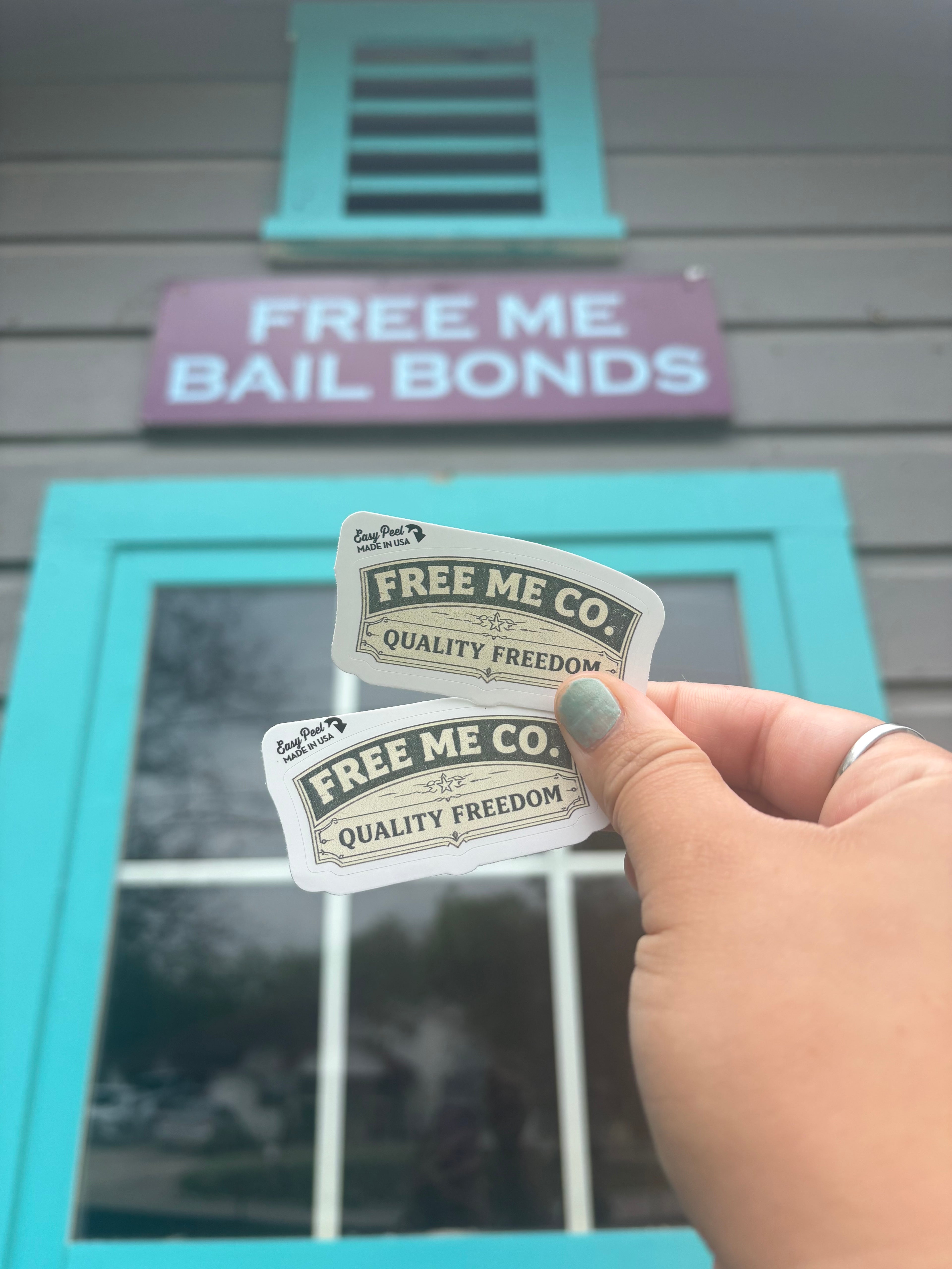 Free Me Co “Quality Freedom” Sticker – Vintage Western Vinyl Decal
