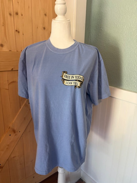 Free Me Co “Quality Freedom” Skeleton Tee – Vintage Western Black Shirt