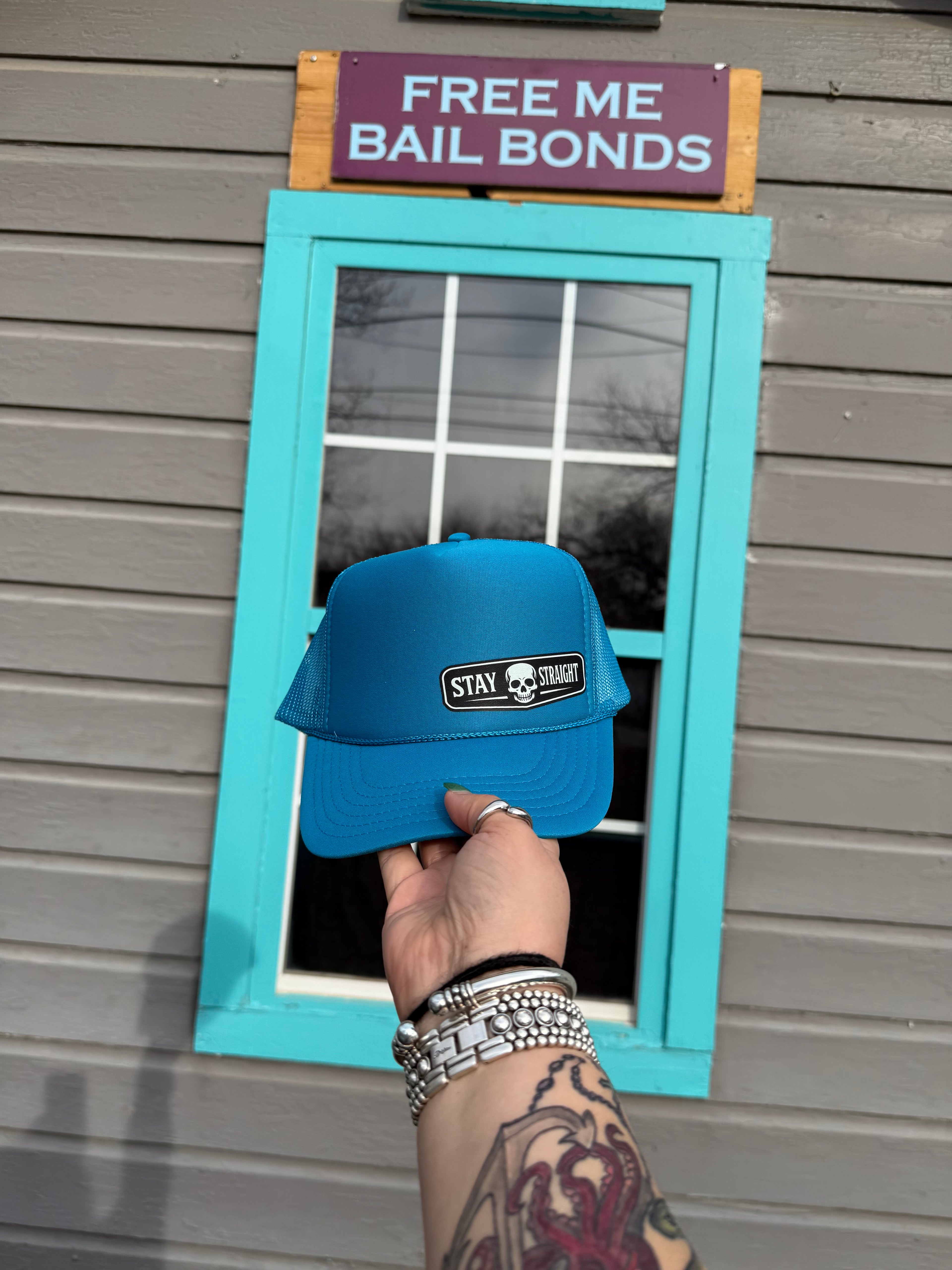 “Stay Straight” – Free Me Bail Signature Trucker