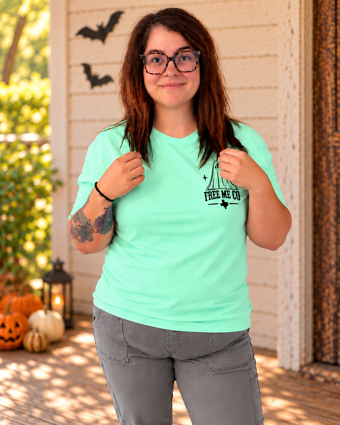 I Ain’t Afraid of No Ghosts Tee — Mint