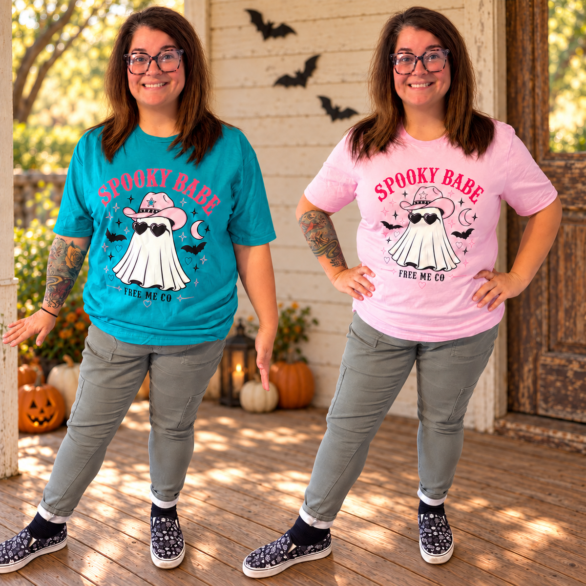 Spooky Babe - Western Halloween Shirt
