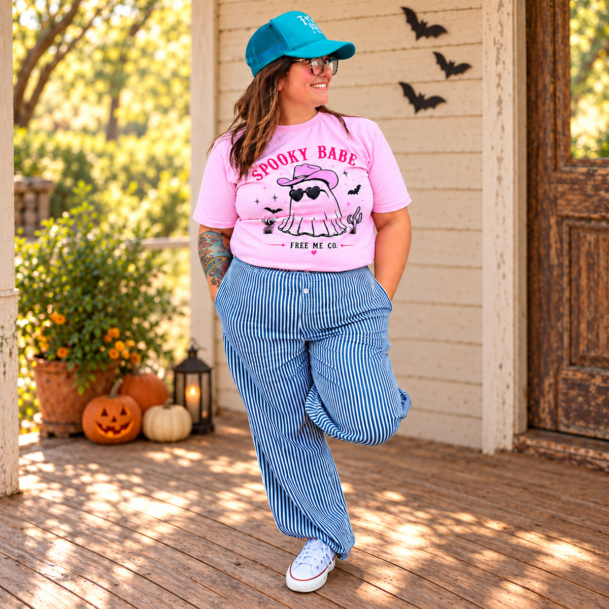 Spooky Babe - Western Halloween Shirt
