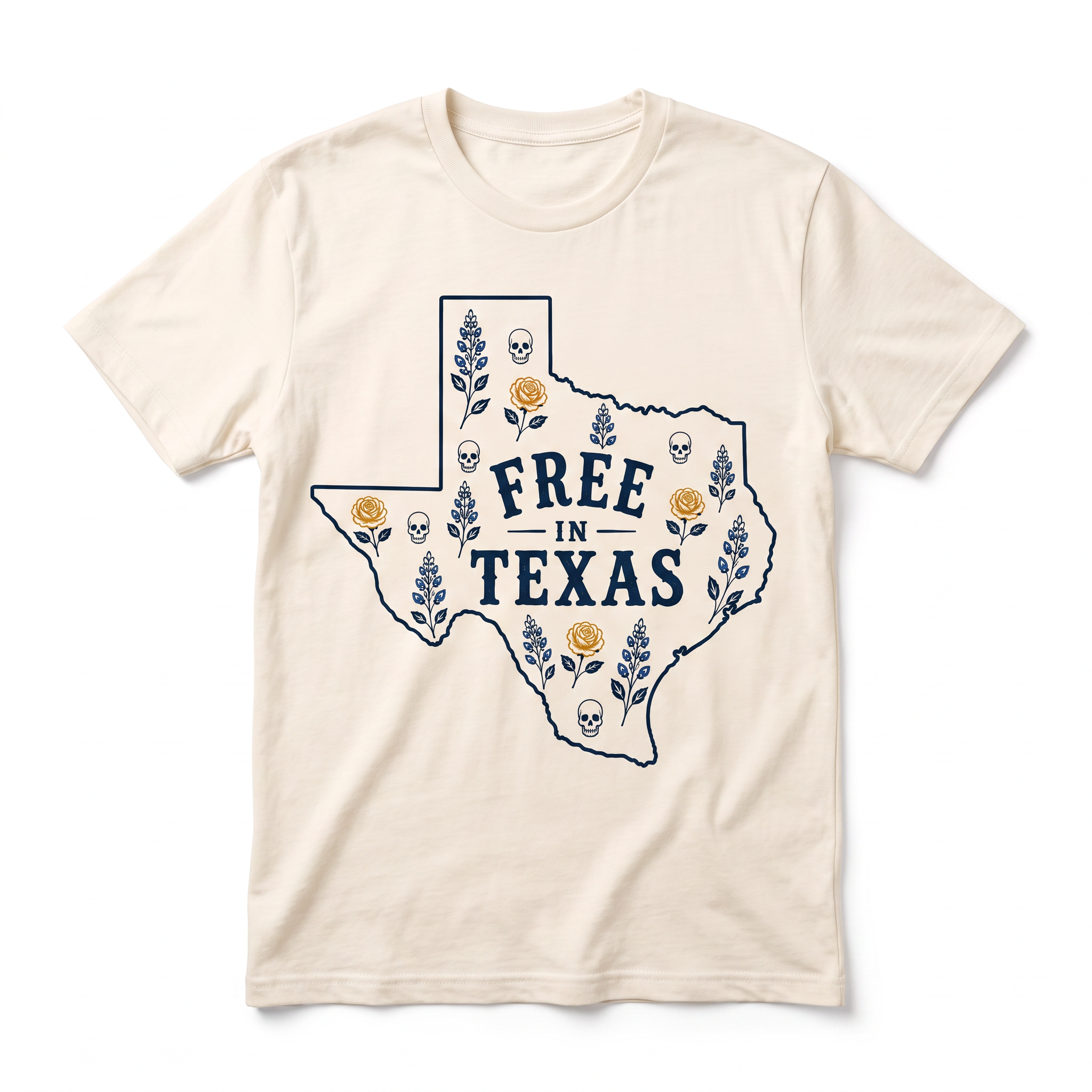Free in Texas Wildflower Tee