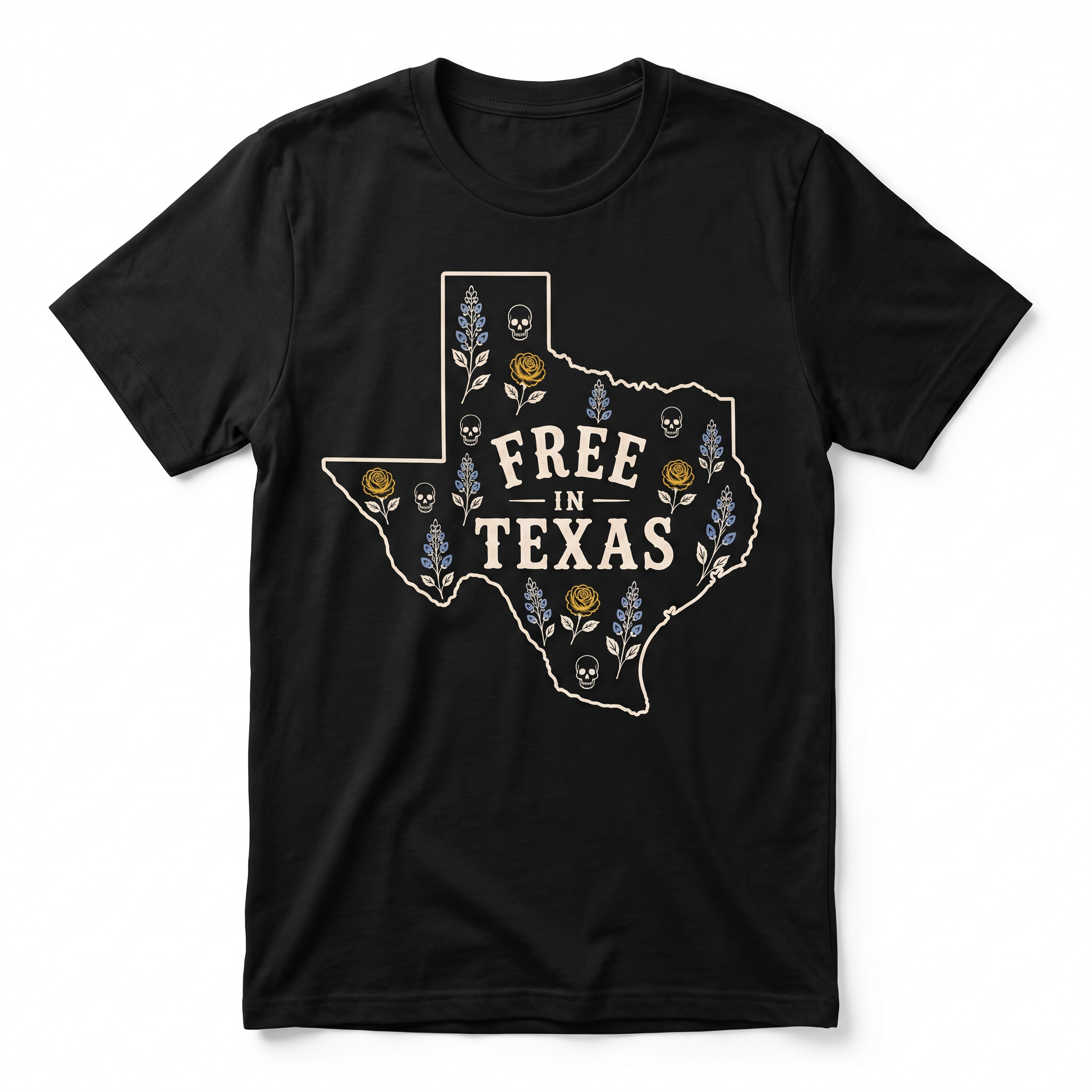 Free in Texas Wildflower Tee