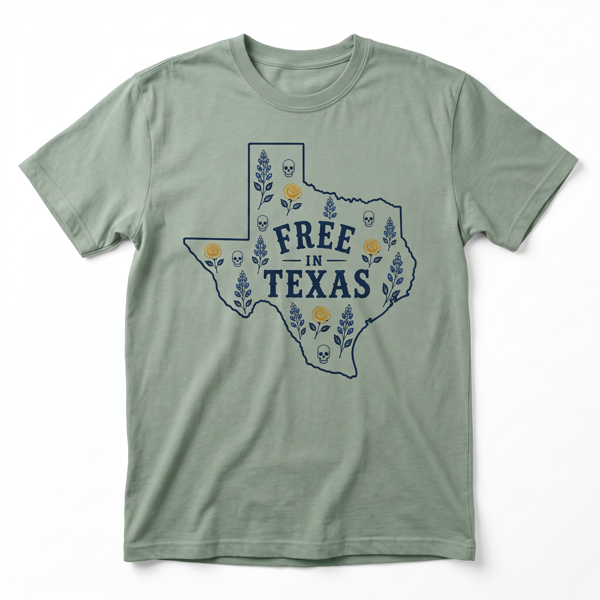 Free in Texas Wildflower Tee