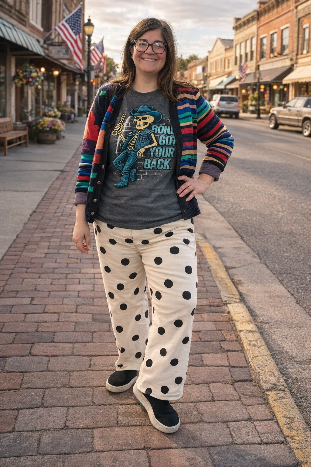 Bones Got Your Back Graphic Tee (Charcoal)